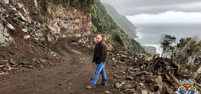 CAMINHO DE ACESSO DE VIATURAS CHEGA À FAJÃ DO JOÃO DIAS CAMINHO DE ACESSO DE VIATURAS CHEGA À FAJÃ DO JOÃO DIAS