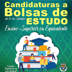 ABERTO PERÍODO DE CANDIDATURAS A BOLSAS DE ESTUDO A JOVENS DO CONCELHO