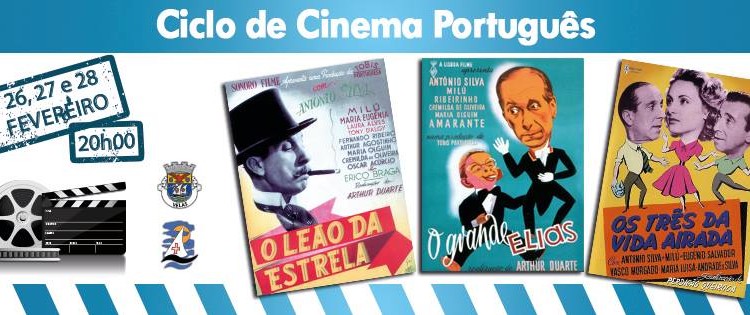 CICLO DE CINEMA PORTUGUÊS NO AUDITÓRIO MUNICIPAL DAS VELAS