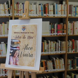 ALICE VIEIRA É A AUTORA DO MÊS DE JUNHO NA BIBLIOTECA MUNICIPAL DE VELAS
