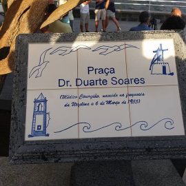 PRESIDENTE DO MUNICÍPIO DE VELAS PRESENTE EM HOMENAGEM A DR. DUARTE SOARES