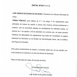 ABERTO O PERÍODO DE CANDIDATURA A BOLSAS DE ESTUDO A ALUNOS DOS ENSINOS TÉCNICO-PROFISSIONAL E SUPERIOR