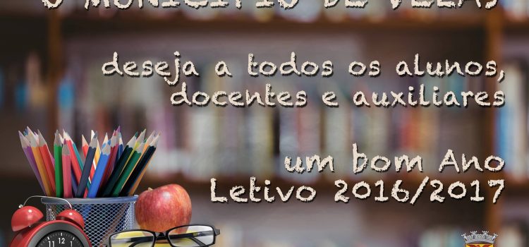 Apostar na formação dos Nossos Jovens é apostar no futuro da Nossa Terra. Boa sorte e muito sucesso no Ano Letivo 2016/2017!