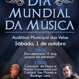 COMEMORAÇAO DO DIA MUNDIAL DA MÚSICA NO AUDITÓRIO MUNICIPAL DAS VELAS