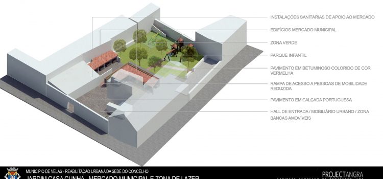 CONSTRUÇÃO DO MERCADO MUNICIPAL INCLUÍDO NA PRIMEIRA FASE DO PROJETO DE REABILITAÇÃO URBANA DA SEDE DO CONCELHO