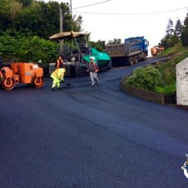 OBRAS DE MELHORAMENTO NO CAMINHO DE BAIXO EM SANTO ANTÓNIO