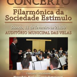 CONCERTO COM A SOCIEDADE FILARMÓNICA ESTÍMULO NO AUDITÓRIO MUNICIPAL DE VELAS