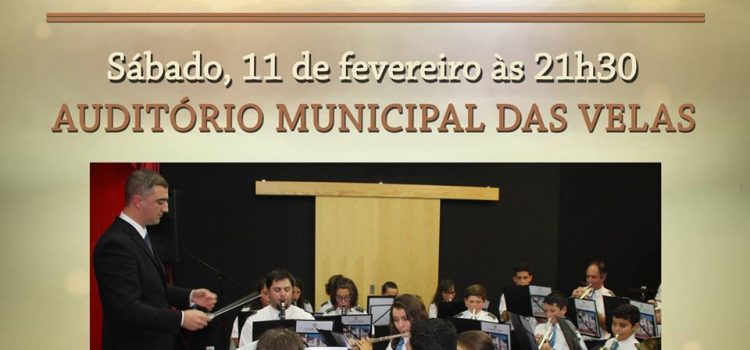 CONCERTO COM A SOCIEDADE FILARMÓNICA ESTÍMULO NO AUDITÓRIO MUNICIPAL DE VELAS