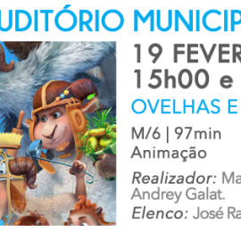 SESSÃO DE CINEMA INFANTIL “OVELHAS E LOBOS” NO AUDITÓRIO MUNICIPAL DAS VELAS