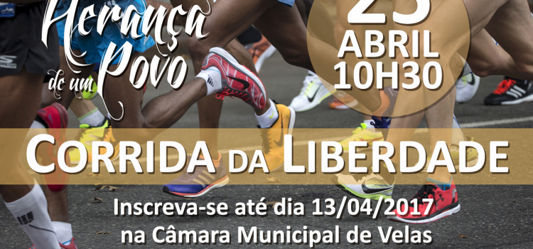 INSCREVA-SE NA CORRIDA DA LIBERDADE!