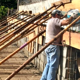 RECUPERAÇÃO DE MUROS DE PROTEÇÃO NA ROQUE AFONSO