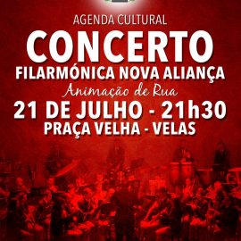 CONCERTO DA FILARMÓNICA DA SOCIEDADE NOVA ALIANÇA NA PRAÇA VELHA