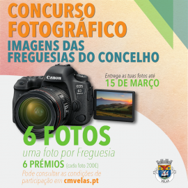 CONCURSO DE FOTOGRAFIA “6 FOTOS: 1 FOTO POR FREGUESIA DO CONCELHO”