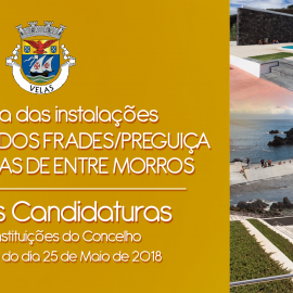 abertas candidaturas para as Instituições do Concelho, para a cedência das instalações do Bar da Poça dos Frades/Preguiça e das Piscinas de Entre Morros