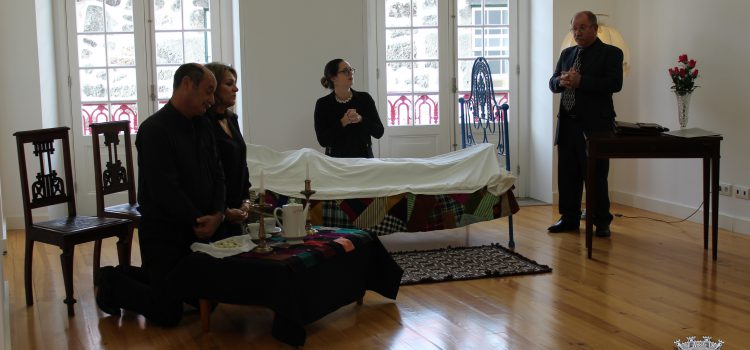 ATIVIDADE DA CASA MUSEU CUNHA DA SILVEIRA COM A PEÇA DE TEATRO “O MORTO”