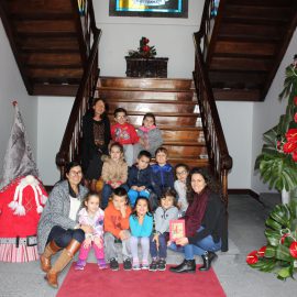 VISITA DA TURMA DO PRÉ-ESCOLAR DA ESCOLA BÁSICA DE VELAS