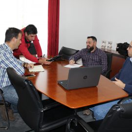 REPRESENTANTES DO SERVIÇO REGIONAL DE PROTEÇÃO CIVIL E BOMBEIROS DOS AÇORES VISITAM O MUNICÍPIO