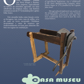 “A PEÇA DO MÊS” NA CASA MUSEU CUNHA DA SILVEIRA