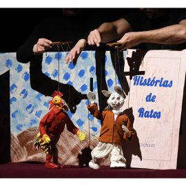 TEATRO DE MARIONETAS “TATÁ E TOTÓ: HISTÓRIAS DE RATOS” COM O GRUPO ALGAZARRA MARIONETAS