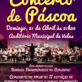 CONCERTO DE PÁSCOA NO AUDITÓRIO MUNICIPAL DE VELAS