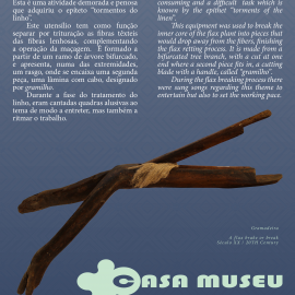 “A PEÇA DO MÊS” DE ABRIL NA CASA MUSEU CUNHA DA SILVEIRA