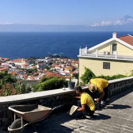 OBRAS DE REABILITAÇÃO NA ZONA DOS DEGRAUS E PIEDADE EM VELAS