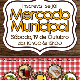 NO SÁBADO VENHA AO MERCADO MUNICIPAL