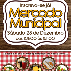 NO SÁBADO VENHA AO MERCADO MUNICIPAL
