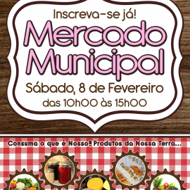 NO SÁBADO VENHA AO MERCADO MUNICIPAL