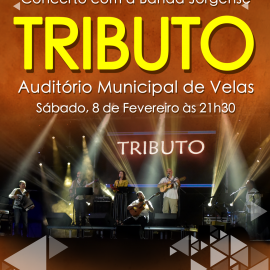 REGRESSO DA BANDA TRIBUTO NO AUDITÓRIO MUNICIPAL DE VELAS