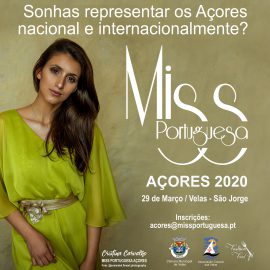 ABERTAS INSCRIÇÕES PARA MISS PORTUGUESA AÇORES 2020
