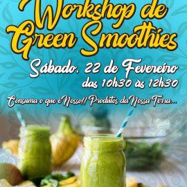 WORKSHOP DE GREEN SMOOTHIES NO MERCADO MUNICIPAL