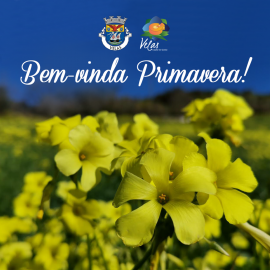 O MUNICÍPIO DESEJA UMA BOA PRIMAVERA A TODOS!
