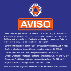 ATENDIMENTO PRESENCIAL TEMPORARIAMENTE SUSPENSO