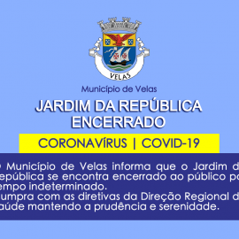 JARDIM DA REPÚBLICA ENCERRADO