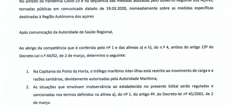 LIGAÇÕES MARÍTIMAS