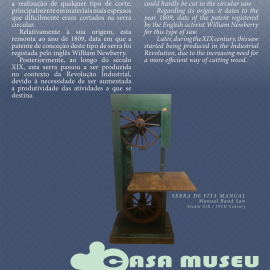 A “PEÇA DO MÊS” DE MARÇO NA CASA MUSEU CUNHA DA SILVEIRA