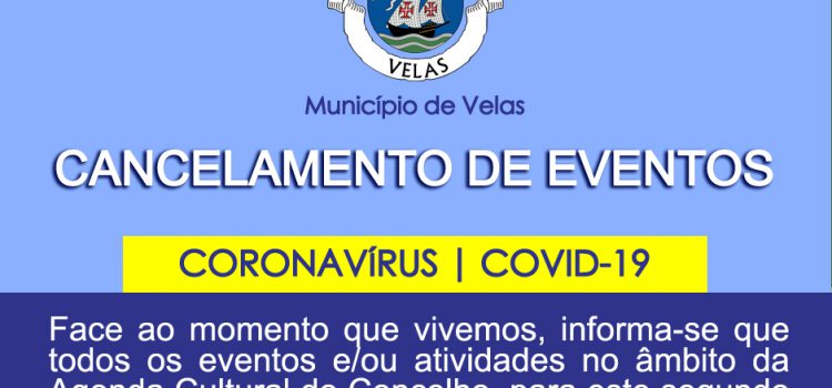CANCELADOS EVENTOS NO ÂMBITO DA AGENDA CULTURAL