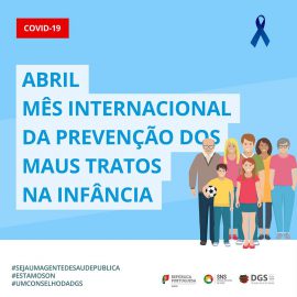 ABRIL, MÊS INTERNACIONAL DA PREVENÇÃO DOS MAUS-TRATOS NA INFÂNCIA
