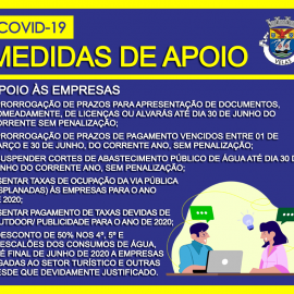 MEDIDAS DE APOIO ÀS EMPRESAS NO ÂMBITO DA COVID-19