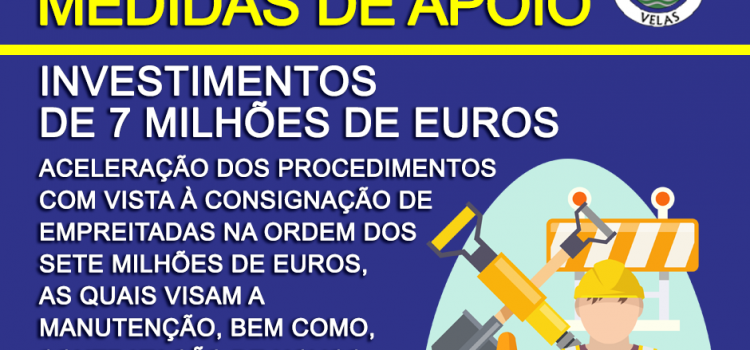MUNICÍPIO INVESTE CERCA DE 7 MILHÕES DE EUROS EM EMPREITADAS