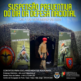 SUSPENSÃO PREVENTIVA DO DIA DA DEFESA NACIONAL