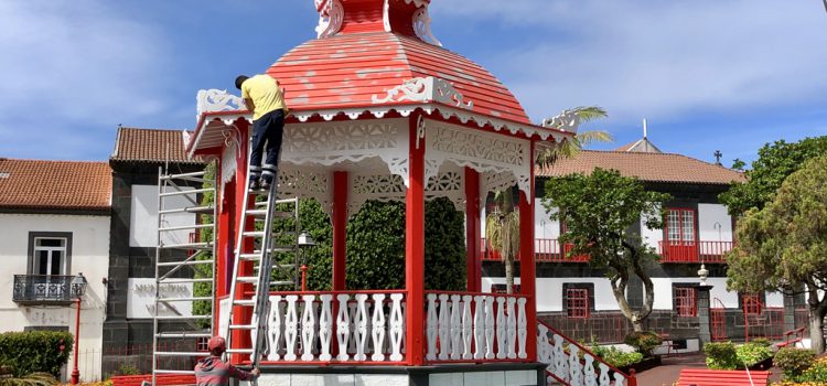 MANUTENÇÃO DO CORETO NO JARDIM DA REPÚBLICA