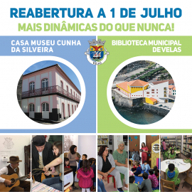 REABERTURA DA BIBLIOTECA MUNICIPAL E DA CASA MUSEU CUNHA DA SILVEIRA