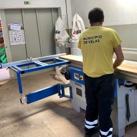 AQUISIÇÃO DE NOVA MÁQUINA DE CARPINTARIA