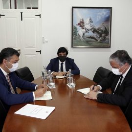 LUÍS SILVEIRA REÚNE COM PRESIDENTE DO GOVERNO