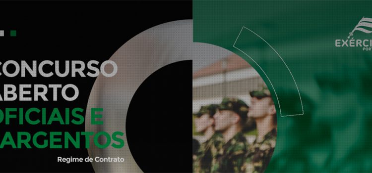 ABERTO CONCURSO PARA OFICIAIS E SARGENTOS DO EXÉRCITO EM REGIME DE CONTRATO