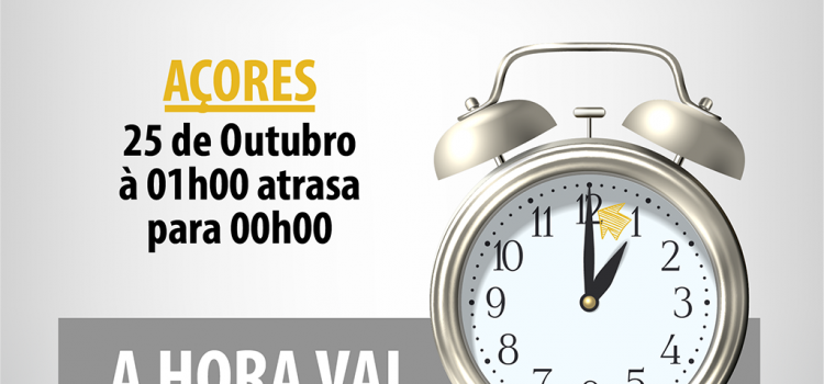 MUDANÇA DE HORA PARA HORÁRIO DE INVERNO