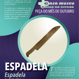 “PEÇA DO MÊS” NA CASA MUSEU CUNHA DA SILVEIRA