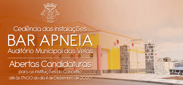 ABERTO CONCURSO PARA CEDÊNCIA DO BAR APNEIA